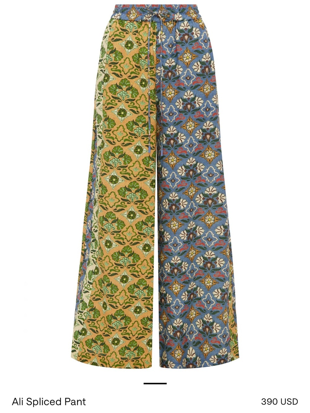 Alemais Ali Spliced Wide-Leg Pants